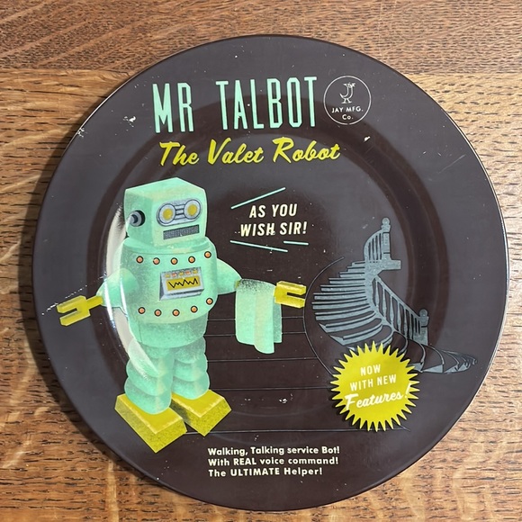 NWT Set of 4 Robot Side Plates - Picture 5 of 9
